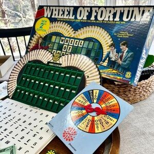 Vintage 1985 Wheel of Fortune Board Game 2nd Edition Complete!